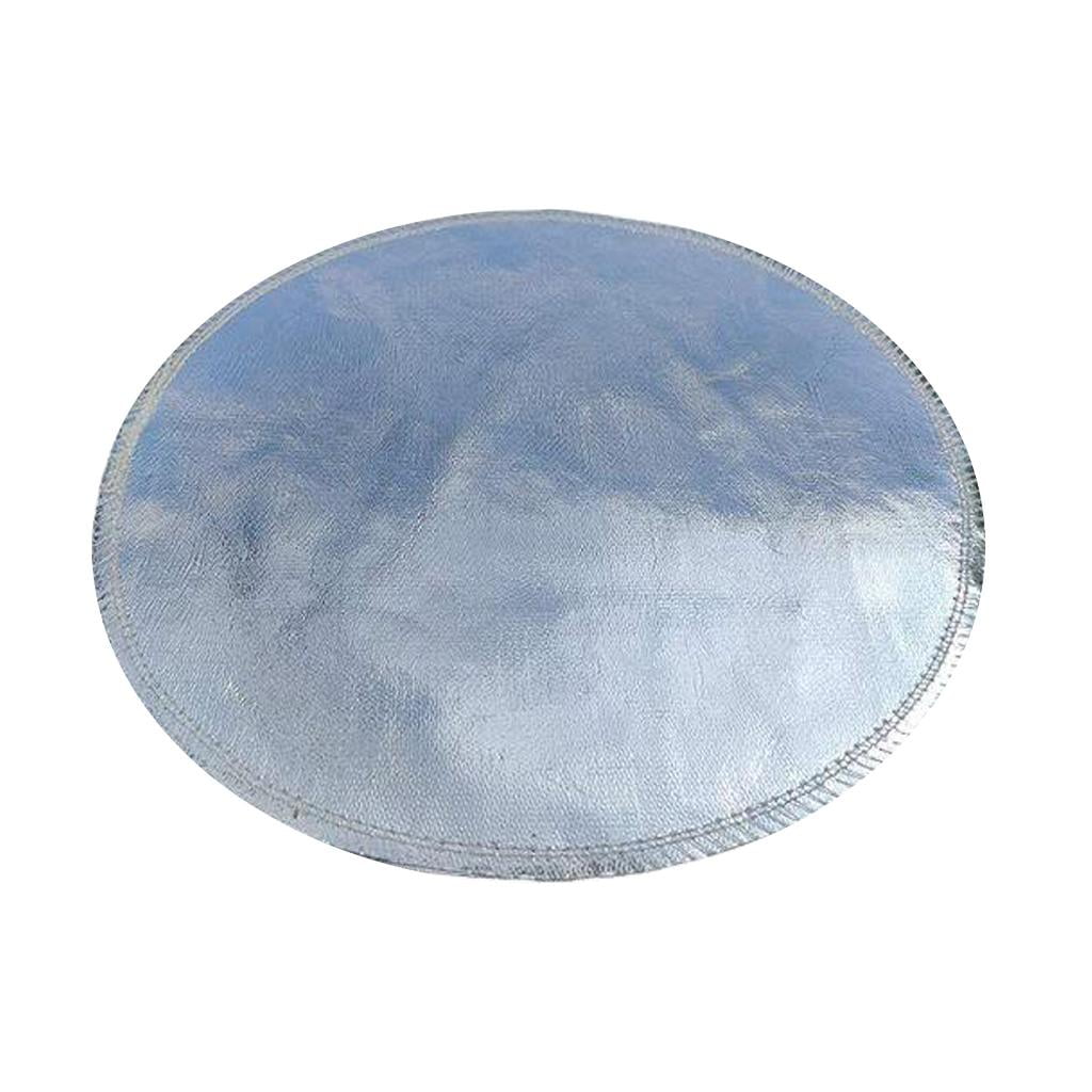 Fire Pit Mat 1139 Inch Round Fireproof Barbecue Deck Protector Heat