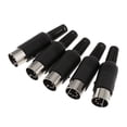 thumbnail image 4 of Conector DIN macho de 5 terminales de soldadura, 3/4/5/6/7/8 pines 5 Pin, 4 of 8