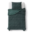 thumbnail image 4 of Mainstays Kids Dark Green Solid Plush Ribbed Corduroy Comforter Set, Twin, 2 Pieces, 4 of 8