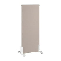 Bush Business Furniture 24W x 55H Freestanding Privacy Screen in Beige