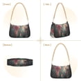 thumbnail image 7 of FORMRS Womens Shoulder Bag with Chain Strap Clutch Purse Cute Tote Handbag, Psychedelic Forest, 7 of 7