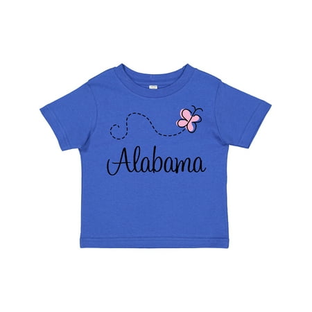 

Inktastic Butterfly Alabama Gift Toddler Boy or Toddler Girl T-Shirt