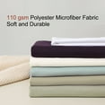 thumbnail image 6 of Unique Bargains 4-Piece Soft Microfiber Pillowcases Khaki King(20"x36"), 6 of 8