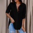 thumbnail image 2 of Jiyugala Women's Button Down Shirts Loose Casual Tops, 2 of 8