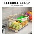 thumbnail image 6 of YIKA Tupperware Container Food Grade Portable Fresh-keeping Box Plastic Portable Outdoor Picnic Box Large Rectangular Refrigerator Storage Sealed Box Refrigeration Kitchen Storage Yellow, 6 of 7