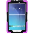 thumbnail image 3 of KIQ Galaxy Tab E 9.6 Case, Shockproof Case, Tempered Glass Screen Protector Cover, Stylus Pen Bundle for Samsung Galaxy Tab E 9.6-inch [Armor Hot Pink], 3 of 6
