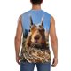 thumbnail image 4 of Balery Close-Up Curious Squirrel Camisetas sin mangas para hombre, absorbe la humedad y protege contra el mal olor.-3X-Large, 4 of 7