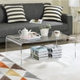 thumbnail image 3 of Fox Hill Trading Pure Decor Lucite and Acrylic  Coffee Table in Clear, 3 of 4