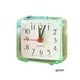thumbnail image 2 of Injueey Reloj despertador cuadrado pequeño para cama, 1 Uds., estuche transparente, reloj de viaje compacto, Mini reloj de escritorio silencioso para Decoración del hogar verde Injueey JJ9389-04, 2 of 5