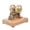 M14, variant on Mini Four-Stroke Gasoline Engine Model Kit, Brass Stainless Steel on Wood Base, Desktop Collectible Gift for Adults & Hobbyists