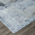 thumbnail image 3 of Abstract Grey/Blue Area Rug 2' x 3' 2' x 3' Kitchen,Bedroom,Entryway Rectangle, 3 of 5