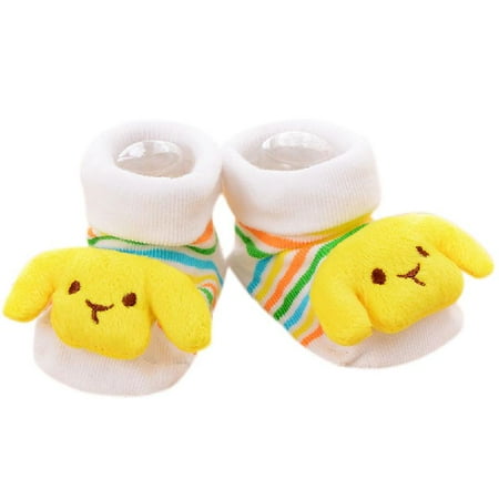 

Baby Socks Anti-Slip Cotton Newborn Infant Cartoon Animal Slippers Boots Unisex