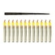thumbnail image 5 of 12 velas flotantes sin llama, velas flotantes con varita, velas eléctricas LED para decoración de fiestas de cumpleaños, velas LED cónicas varita floral, 5 of 8