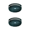 thumbnail image 3 of Becaristey Convenient Anti-Skid Turntable Spice Rack Bathroom Storage Tray Organizer Container Green L 2Set, 3 of 6