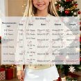 thumbnail image 6 of Christmas Kids Sweater Girls Crewneck Sweatshirt Long Sleeve Pullover Knit Tops,Relaxed Warm For Festival School Wear,Beige,7-8 Years, 6 of 6
