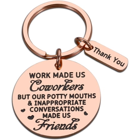Coworker Gifts for Women Men Boss Coworkers Christmas Funny Keychain