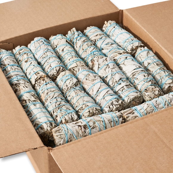 Smudge Sticks Blue River Sage White Sage, 10 cm, paquete de 25