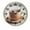 FFclock093, variant on ZXCXRQFa Yellow Lemon Pattern Silent Non Ticking Battery Operated Clock Vintage Round Clocks or Garage Basement Restaurant Workshop Wall Art 10inch
