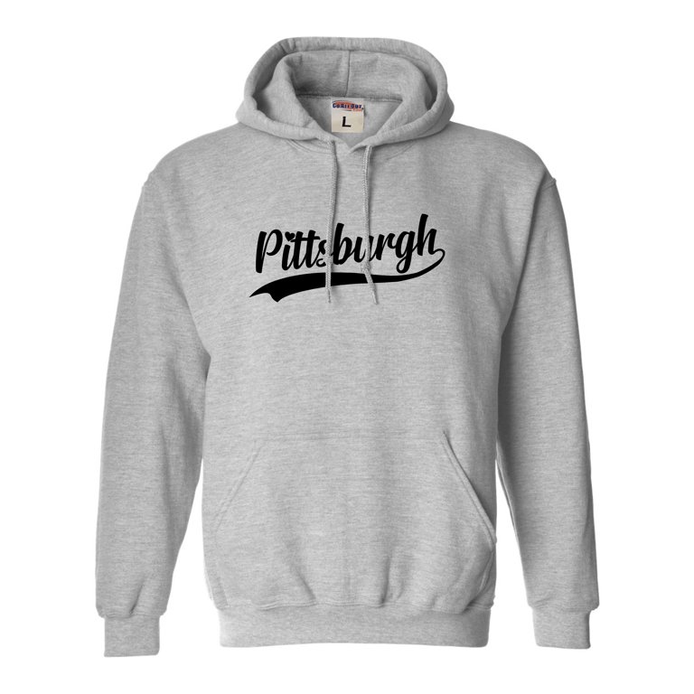 Go All Out City Of Pittsburgh Pennsylvania Pride Fashion Script Sweatshirt  Hoodie Mens/Women 