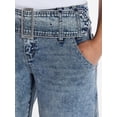 thumbnail image 4 of Madden NYC Wide Leg Jeans with Grommet Belt, 31.5” Inseam, Sizes 00-18, 4 of 5
