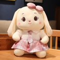 thumbnail image 2 of 1pc 26-50cm Kawaii Dressing Up Rabbit Plush toy Stuffed Soft Animal Cosplay Bunny Doll for Kids Girls Appease Pillow Nice Gift zhangyuxiang LED, 2 of 2