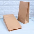 thumbnail image 1 of BEADCEST 100Pack Kraft Paper Food Pouch for Shop 24x13x8cm Square Bottom, 1 of 8
