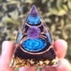 thumbnail image 4 of Adorno de Escritorio Xihbxyly Cristal de Ojo Azul con Goteo de resina, 4 of 6