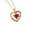 Gold, variant on DQRPSEETB Chain for Woman Heart Shaped Rose Pendant Necklace Red and White Rhinestone Women's Necklace Exquisite Jewelry Valentine's Day Gifts