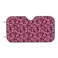 thumbnail image 7 of Picia Orchids Flowers Curved Windshield Sunshade Accordion Folding Style Auto Shade for Car Truck SUV Van Blocks UV Ray Sun Visor Protector -, 7 of 7