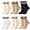 Striped Ribbed Cuff, variant on Bocaoying 6 Pairs Women’s Crew Ankle Slouch Socks, 3-in-1 Soft & Breathable Scrunch Design for US Size 5.5-9