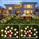 thumbnail image 5 of Luces solares para jardín, decoración exterior: 1 paquete de 8 luces LED solares de luciérnaga mejoradas, flexibles, impermeables y oscilantes para caminos de patio., 5 of 5