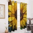 thumbnail image 3 of Sunflower Luxury Window Curtains Blinds for Living Room Kids Bedroom Bathroom Kicthen Door Home Decor 2 Panels, 3 of 6