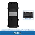 thumbnail image 4 of Interruptor de ventana eléctrica Unique Bargains No.35750TEAH02 para el lado del conductor delantero del Honda Civic 2016-2020 en negro, 4 of 7