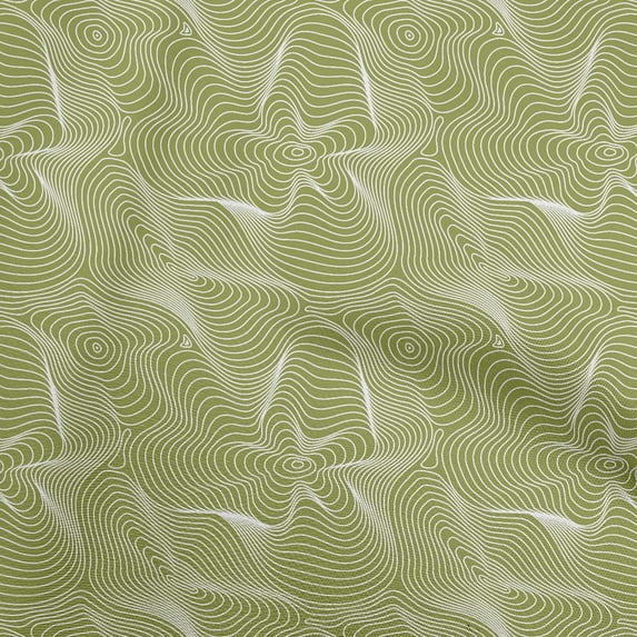 oneOone Georgette Viscose Light Green Fabric Moire Quilting Supplies Print Sewing Fabric By The Yard 42 Inch Wide