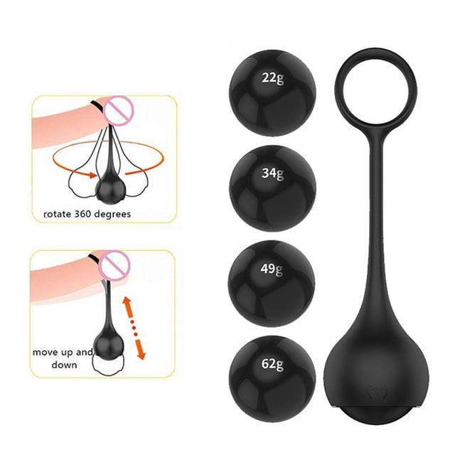 Pesas extensoras de pene para hombres, bola de silicona, extensor de pene masculino, correa de estiramiento, bola, anillo de peso