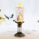 thumbnail image 5 of Caja de música navideña, candelabro artesanal con adorno en forma de vela. Jesús, 5 of 9