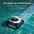 thumbnail image 6 of DREAME Z1 Pro Cordless Robotic Pool Cleaner, LiFi Remote Control, 8000 GPH Suction, Waterline Horizontal Cleaning, Auto-Retrieval, Automatic Pool Vacuum for Above & In-Ground Pools, Upgraded Version, 6 of 13