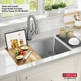 thumbnail image 4 of DELTA Lorelai 30 Workstation Kitchen Sink Undermount 16 Gauge Stainless Steel Single Bowl with WorkFlow Ledge and Accessories, 4 of 17