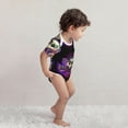 thumbnail image 4 of Balery Mushrooms and Skull Pattern Baby Climbing Clothes Infant Bodysuit Cute Infant Bodysuit Baby Romper-12 Months, 4 of 7
