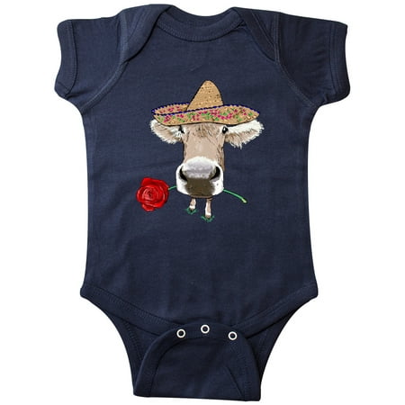 

Inktastic Funny Cow Cinco De Mayo Gift Baby Boy or Baby Girl Bodysuit