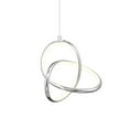 thumbnail image 2 of WAC Lighting Vornado 7" LED 3000K Contemporary Aluminum Pendant in Chrome, 2 of 3
