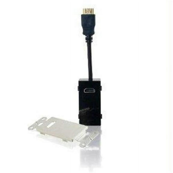 Hdmi Pass Through Wall Plate - Aluminum -