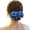 AB48 Blue, variant on Tisuna Headbands For Women, Elegant Side Combs Slide Hair Clips With Teeth Floral Head Bands For Graduation Wedding