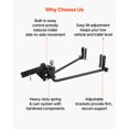 thumbnail image 3 of VEVOR Weight Distribution Hitch, 14000 lbs Max Towing & 1400 lbs Max Tongue, Weight Distributing Hitches Kit with Sway Control, 3 of 9