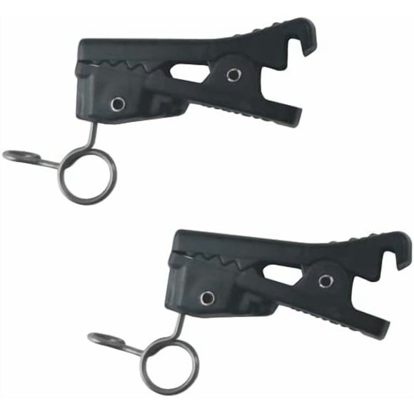 wqlpp-Canfon ABS Plastic Lavalier Microphone Tie Clip for Rode Lavalier GO, SmartLav + Lapel Microphone, Pack of 2 (4.5mm)