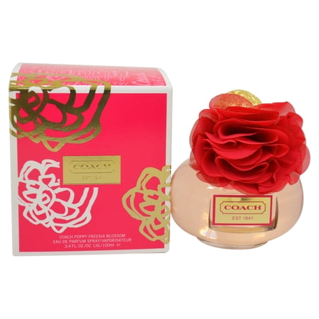 Coach Poppy Freesia Blossom Eau de Parfum, Perfume for Women, 3.4 Oz Full Size