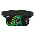 thumbnail image 3 of Balery Space Dino Cartoon Black Mochila Cinturón para Mujeres y Hombres, Bolsa de Cintura Impermeable de Doble Capa con Correa, 3 of 9