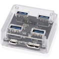 thumbnail image 3 of USB 3.0 Hub 4 Port Expansion Drive Free with Power Supply Interface 5Gbps High Speed Transmission with 50cm Data Cable, 3 of 5