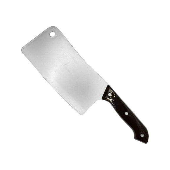 Realistic Looking Faux Kitchen Cleaver Weapon Toy Costume Accessory