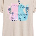 thumbnail image 3 of Instant Message - Cat Love Oversized Graphic T-Shirt, 3 of 6